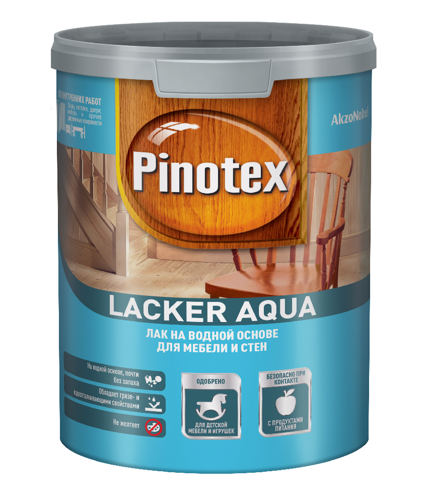 Pinotex Lacker Aqua купить в Санкт-Петербурге по цене от 893.00 руб.  Пинотекс лак водный для мебели и стен в интернет-магазине красок  КраскиНаДом.